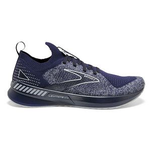 Brooks Levitate StealthFit GTS 5 Road Running Shoes - Mens, Grey/Navy/White | IE-ZLD982301